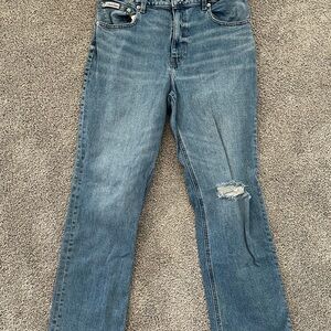 Calvin Klein Blue Distressed Jeans